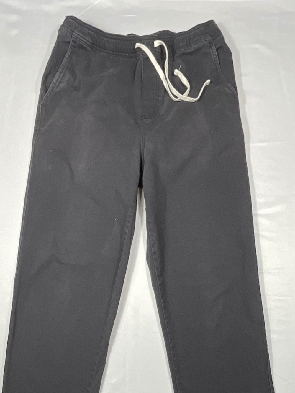 RSQ Men’s Charcoal Straight Twill Pull-On Pants Size Small